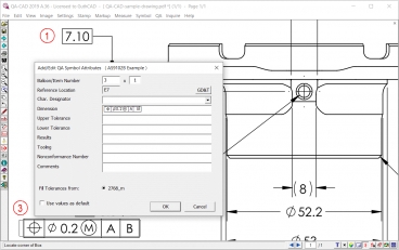 QA-CAD 2020 - Oprogramowanie do dodawania znaczników na dokumentacji technicznej